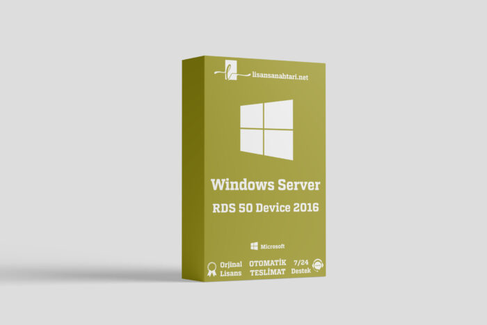 Windows Server 2016 RDS 50 Device Lisans Anahtarı