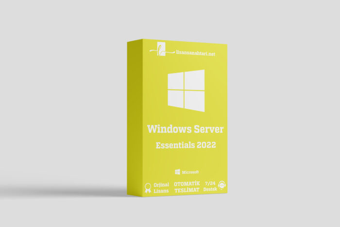 Windows Server 2022 Essentials Lisans Anahtarı